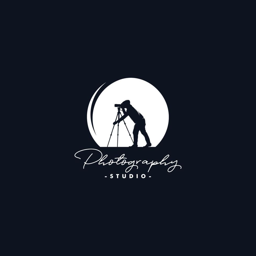 fotograaf logo ontwerp vector inspiratie