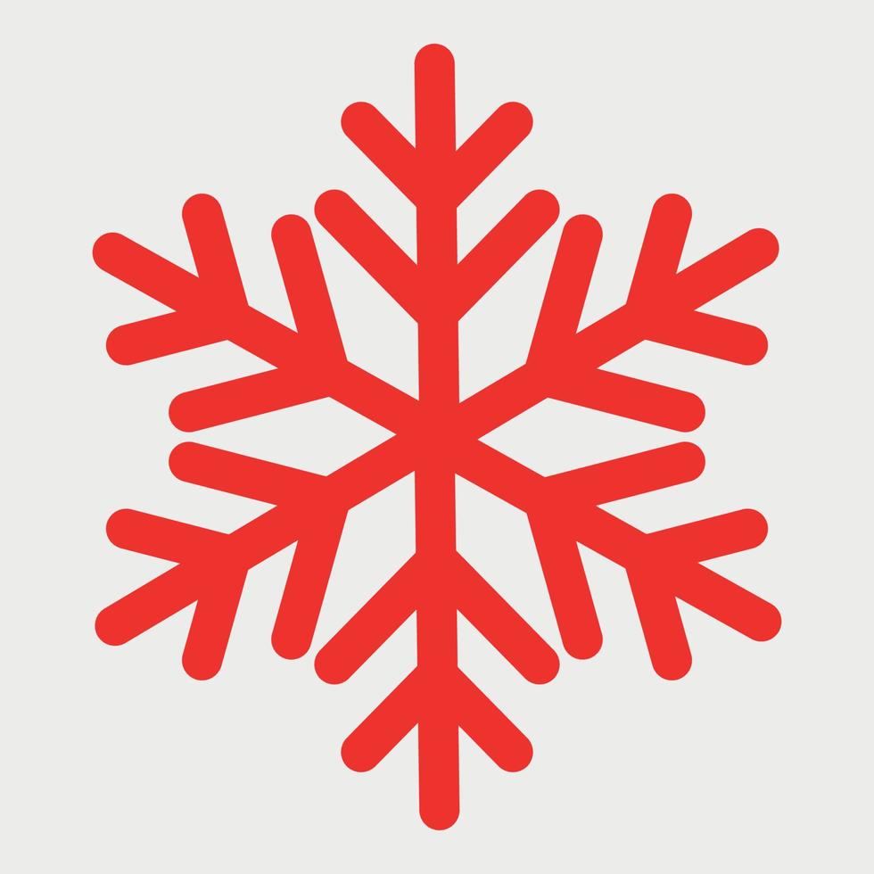 sneeuwvlok sjabloon voor winter vakantie kaarten vector