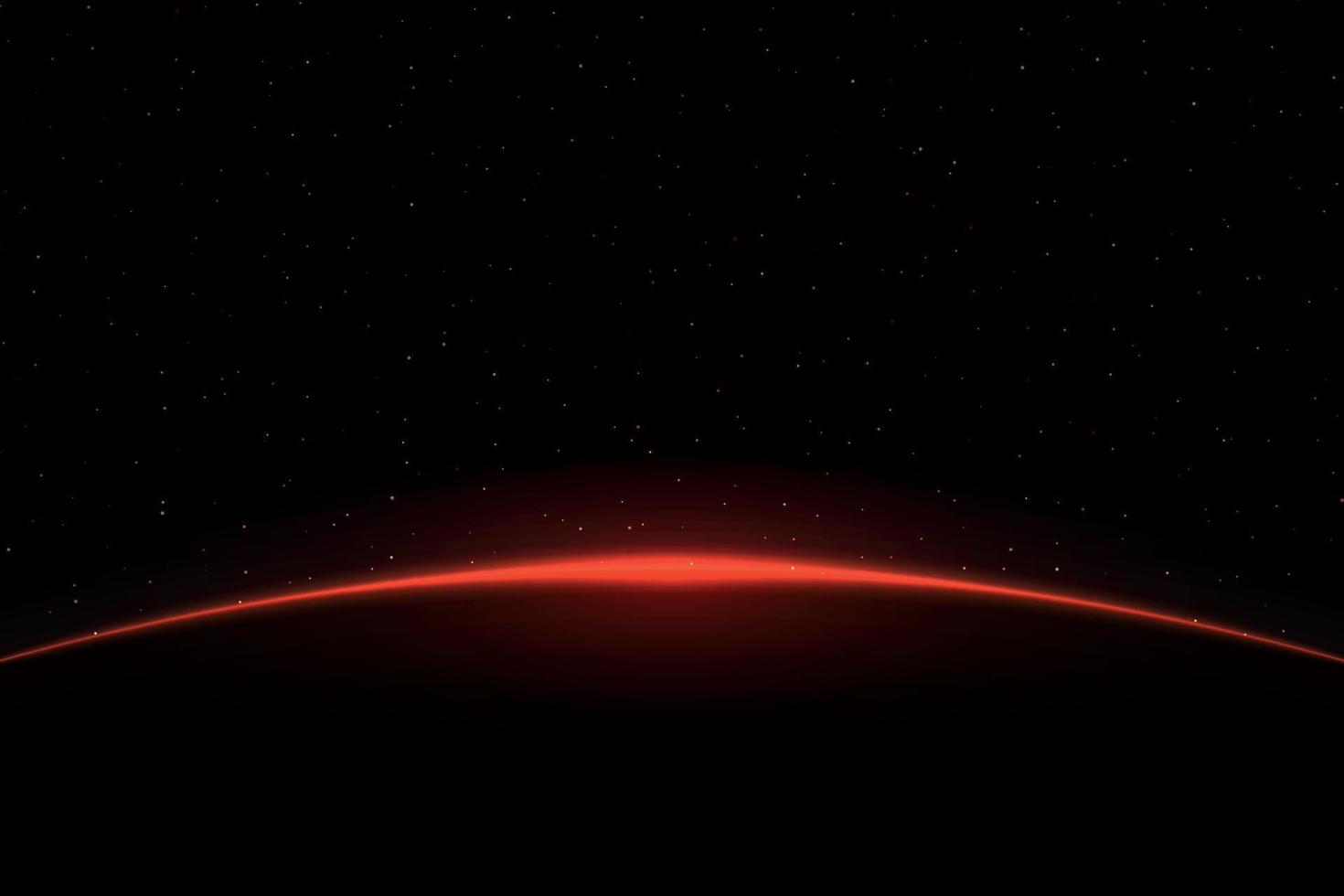 planeet zonsopkomst vector illustratie