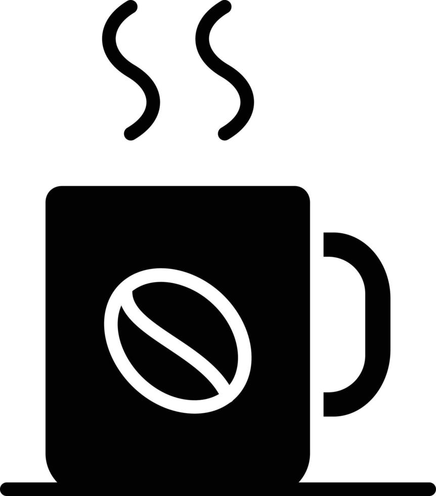koffie glyph-pictogram vector