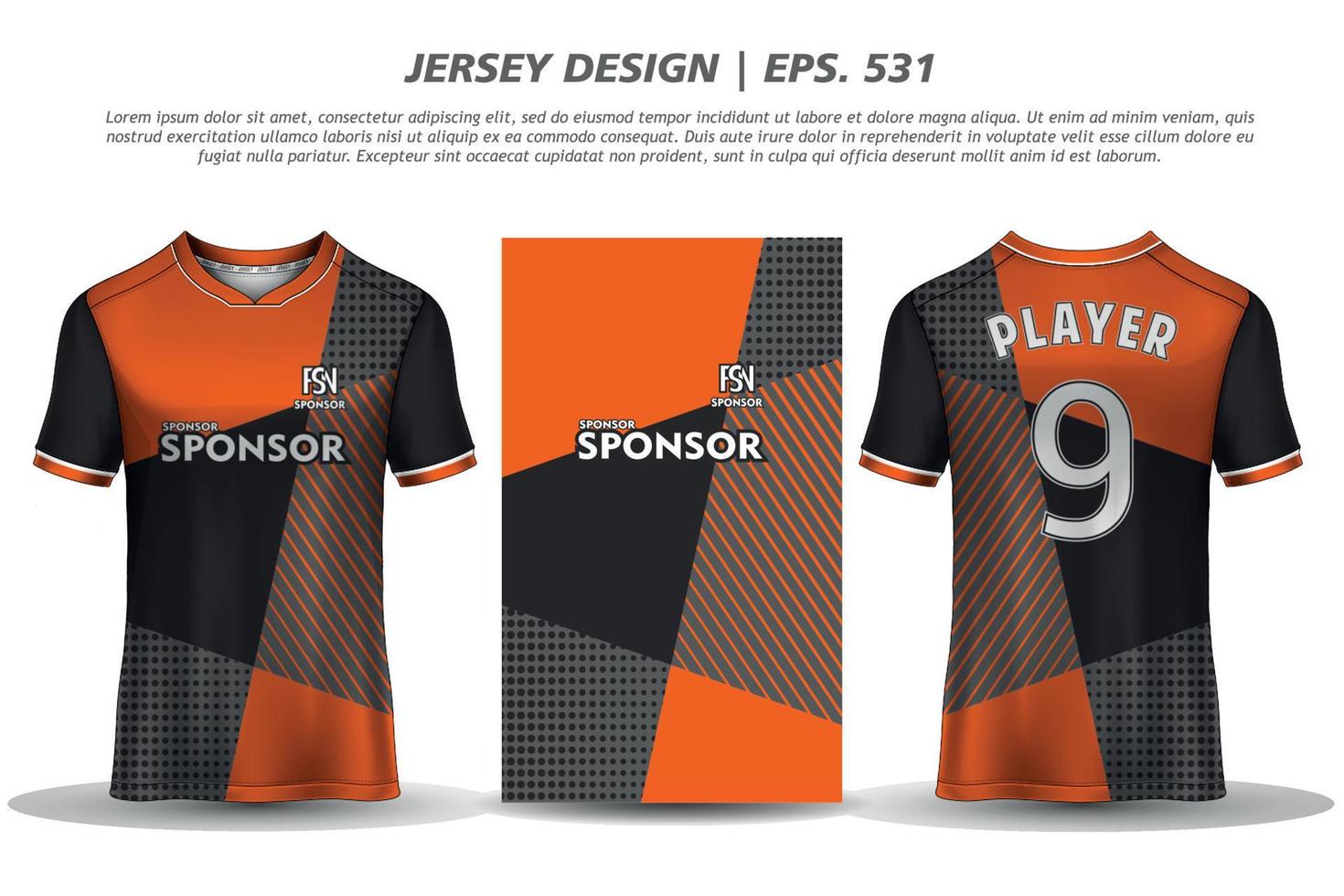 jersey ontwerp sublimatie t-shirt premium geometrisch patroon ongelooflijke vector collectie voor voetbal voetbal racen fietsen gaming motorcross sport