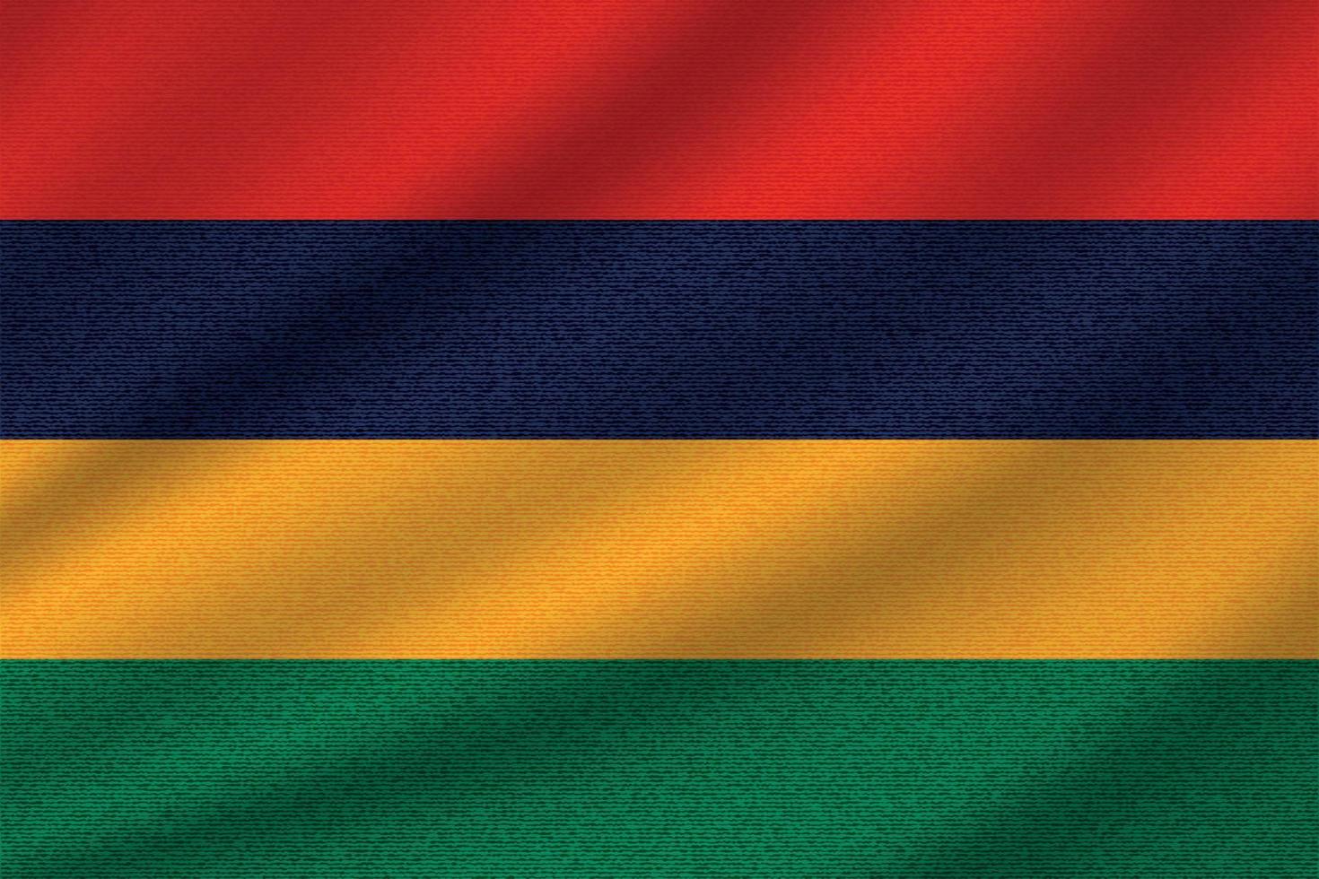 nationaal vlag van Mauritius vector