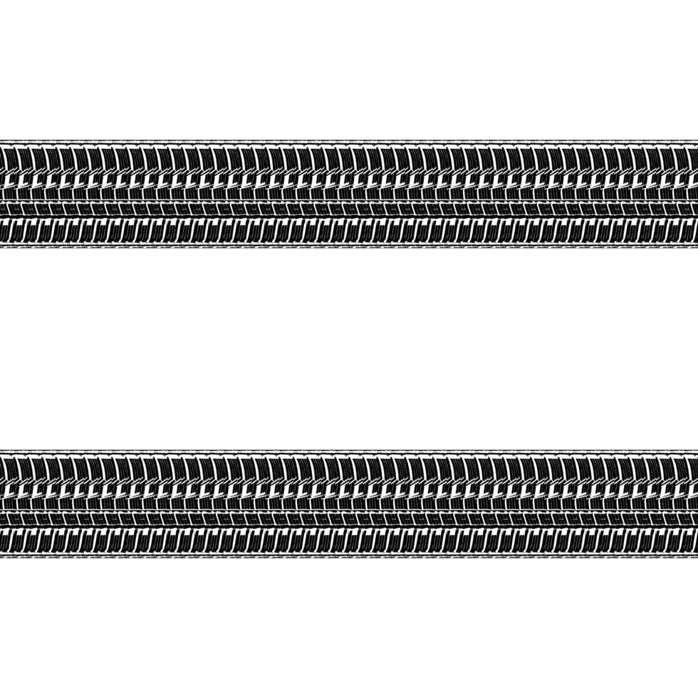 vector illustratie van auto banden sporen over- wit achtergrond