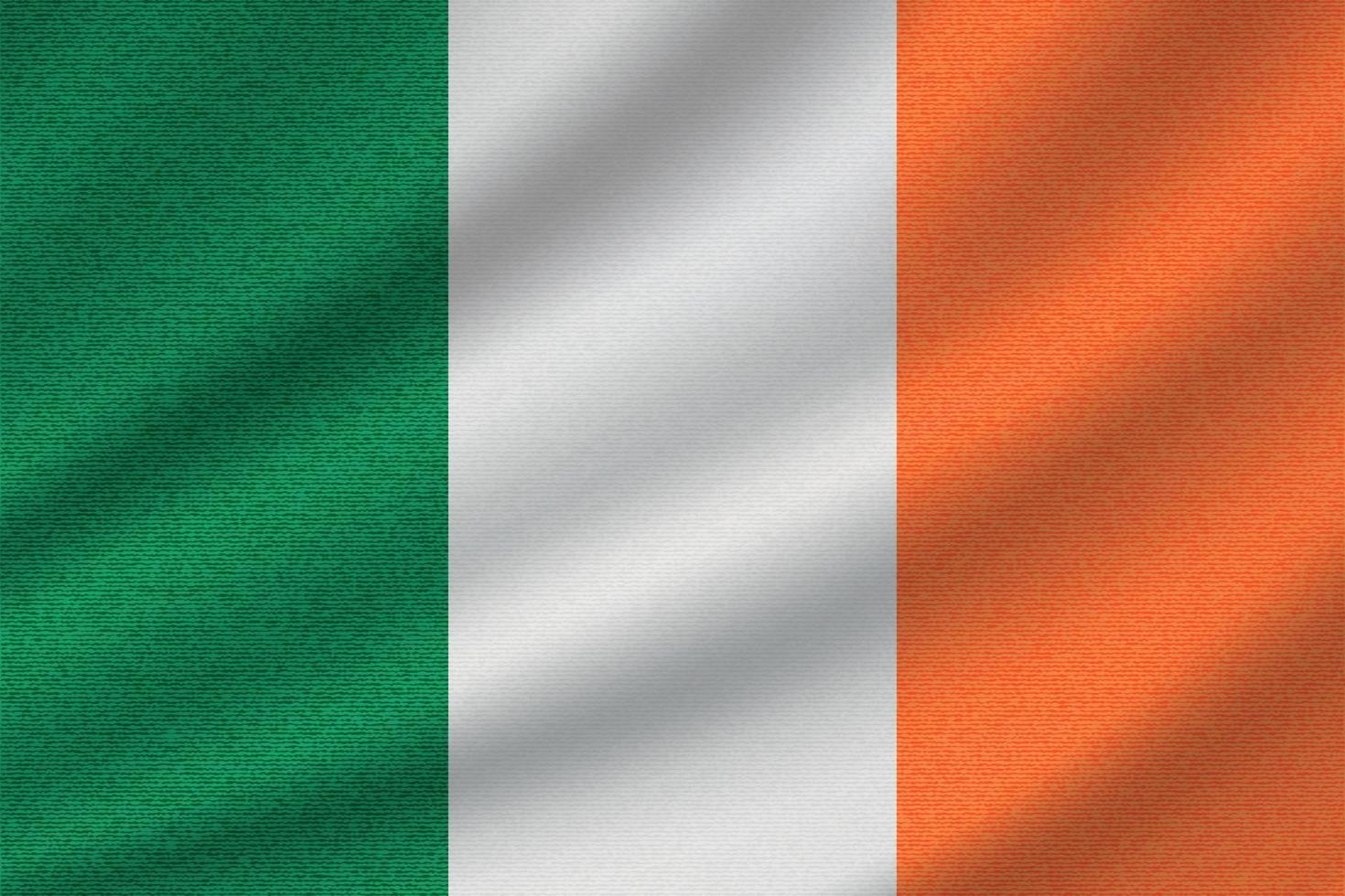 nationale vlag van ierland vector