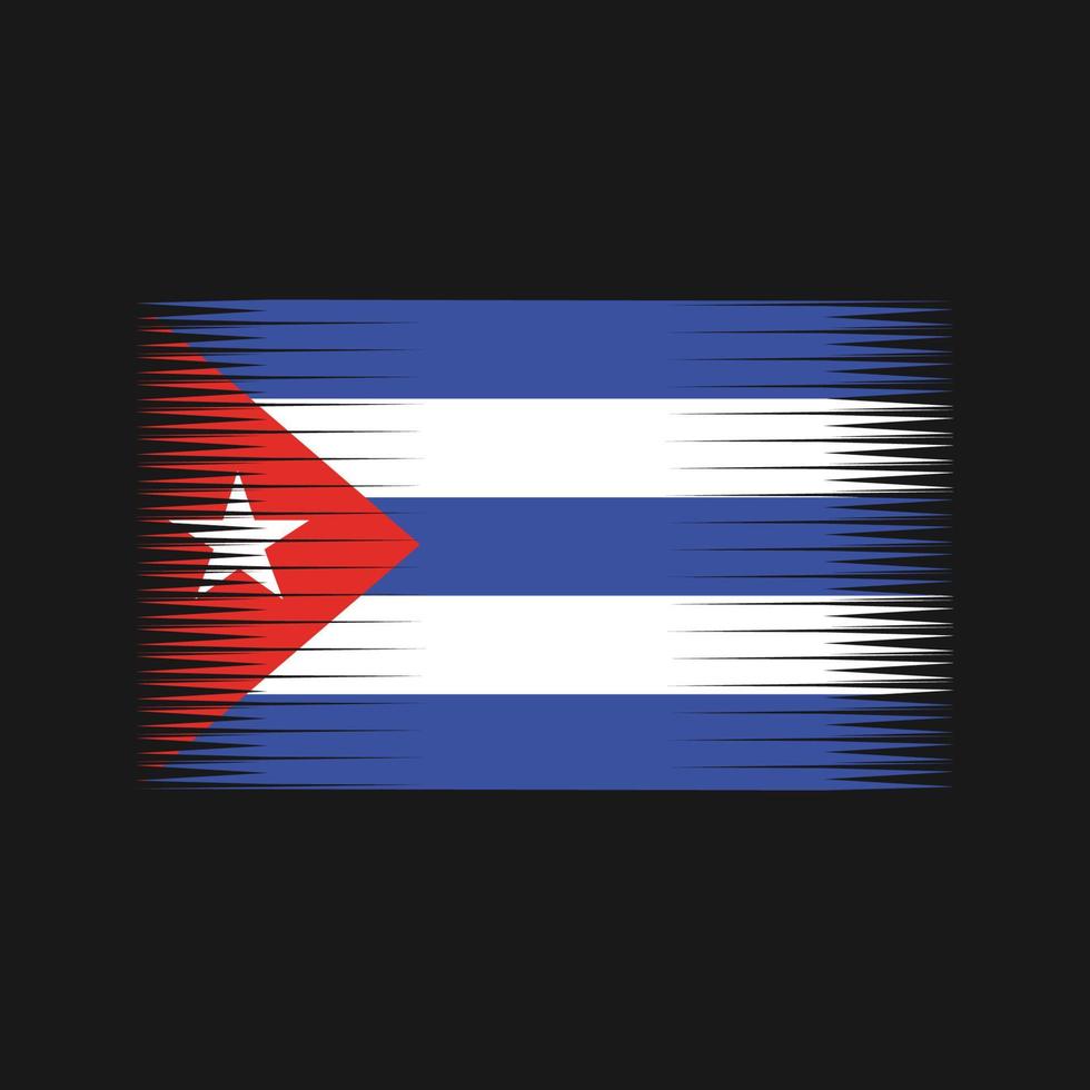 Cuba vlag vector. nationale vlag vector