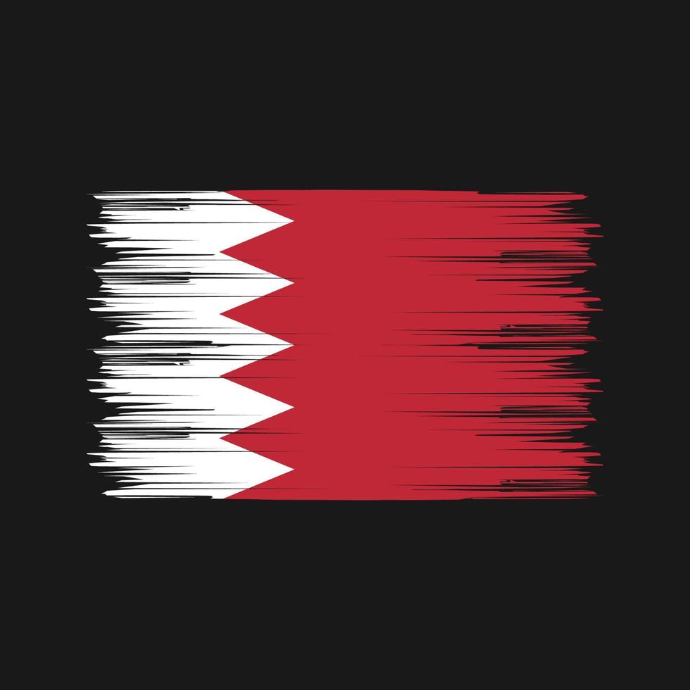 bahrein vlag borstel. nationale vlag vector