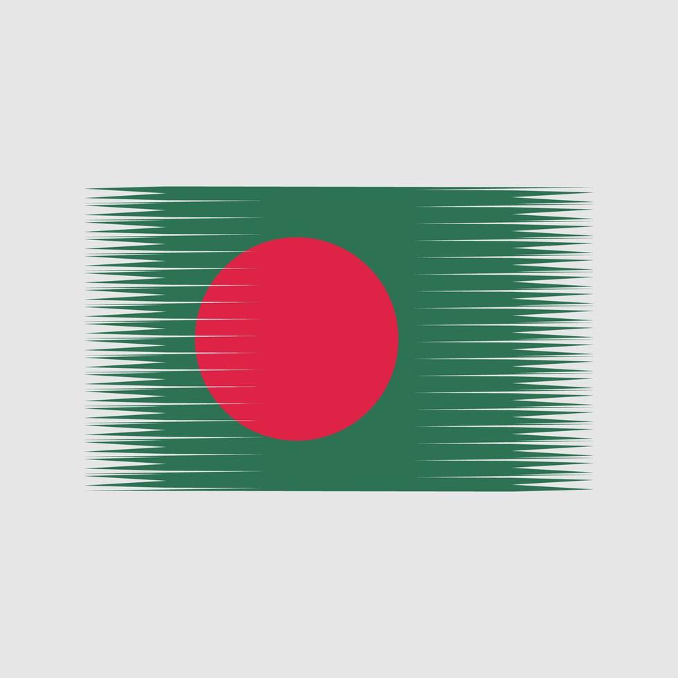 vlag van Bangladesh. nationale vlag vector