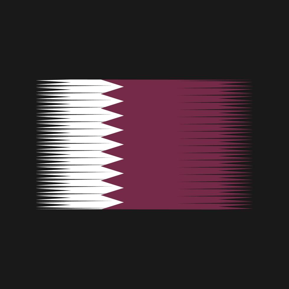 qatar vlag vector. nationale vlag vector