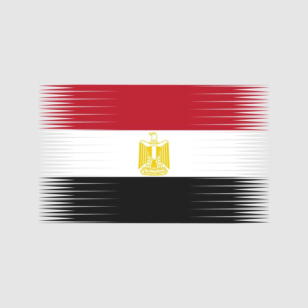 egypte vlag vector. nationale vlag vector