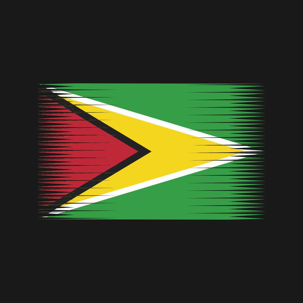 Guyana vlag vector. nationale vlag vector
