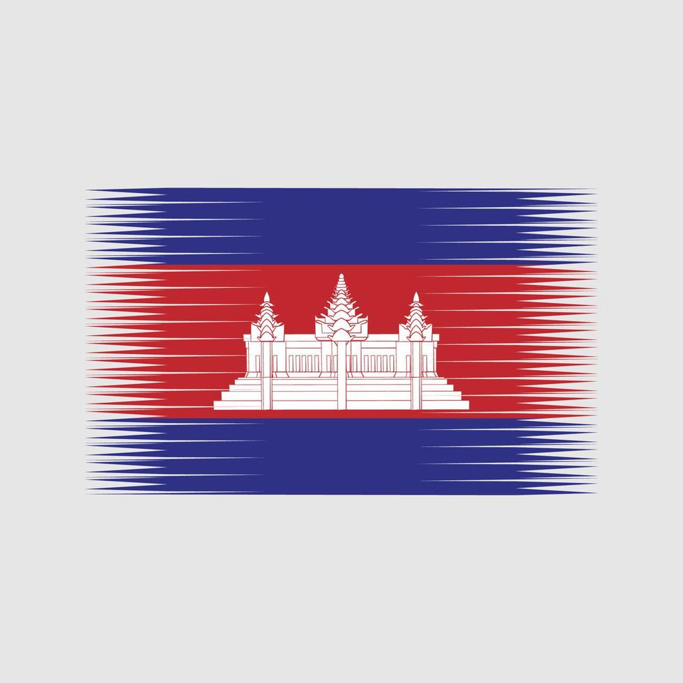 Cambodja vlag vector. nationale vlag vector