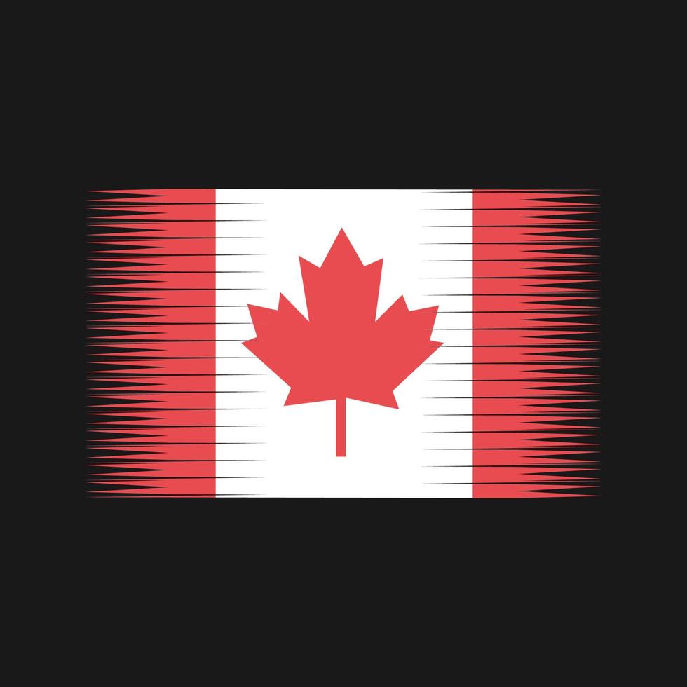 Canadese vlag vector. nationale vlag vector