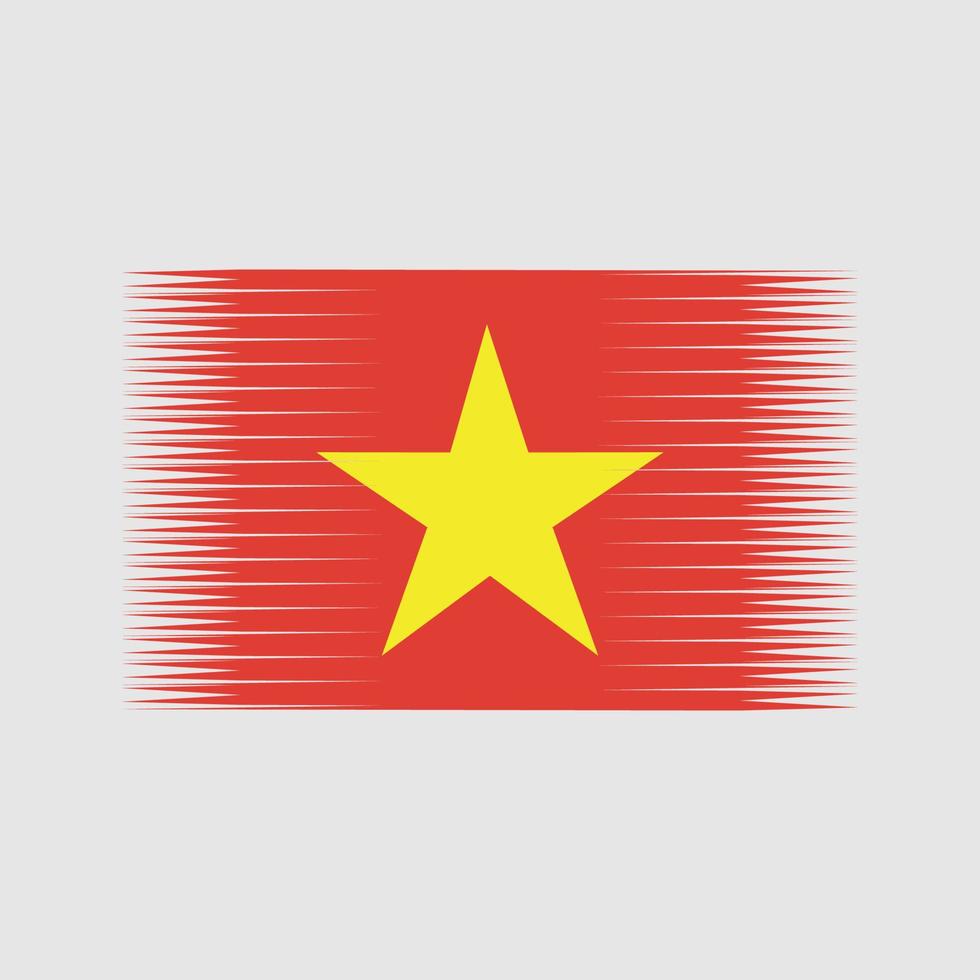 vietnam vlag vector. nationale vlag vector