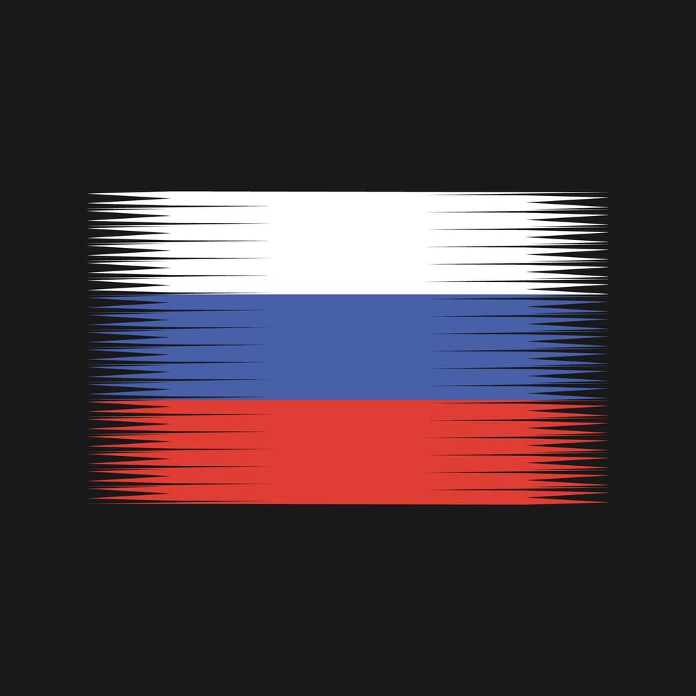 Rusland vlag vector. nationale vlag vector