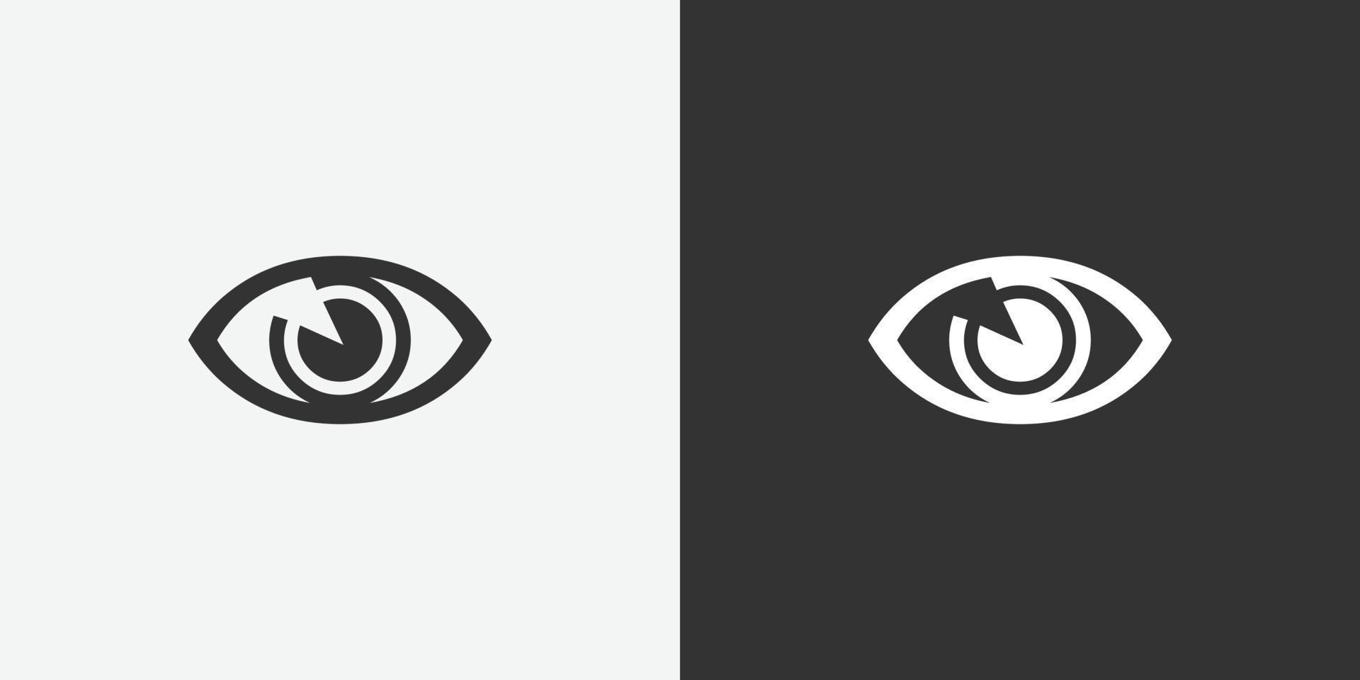 oog, zien, visie vector icoon. zwart en wit vector symbolen voor uw ontwerp