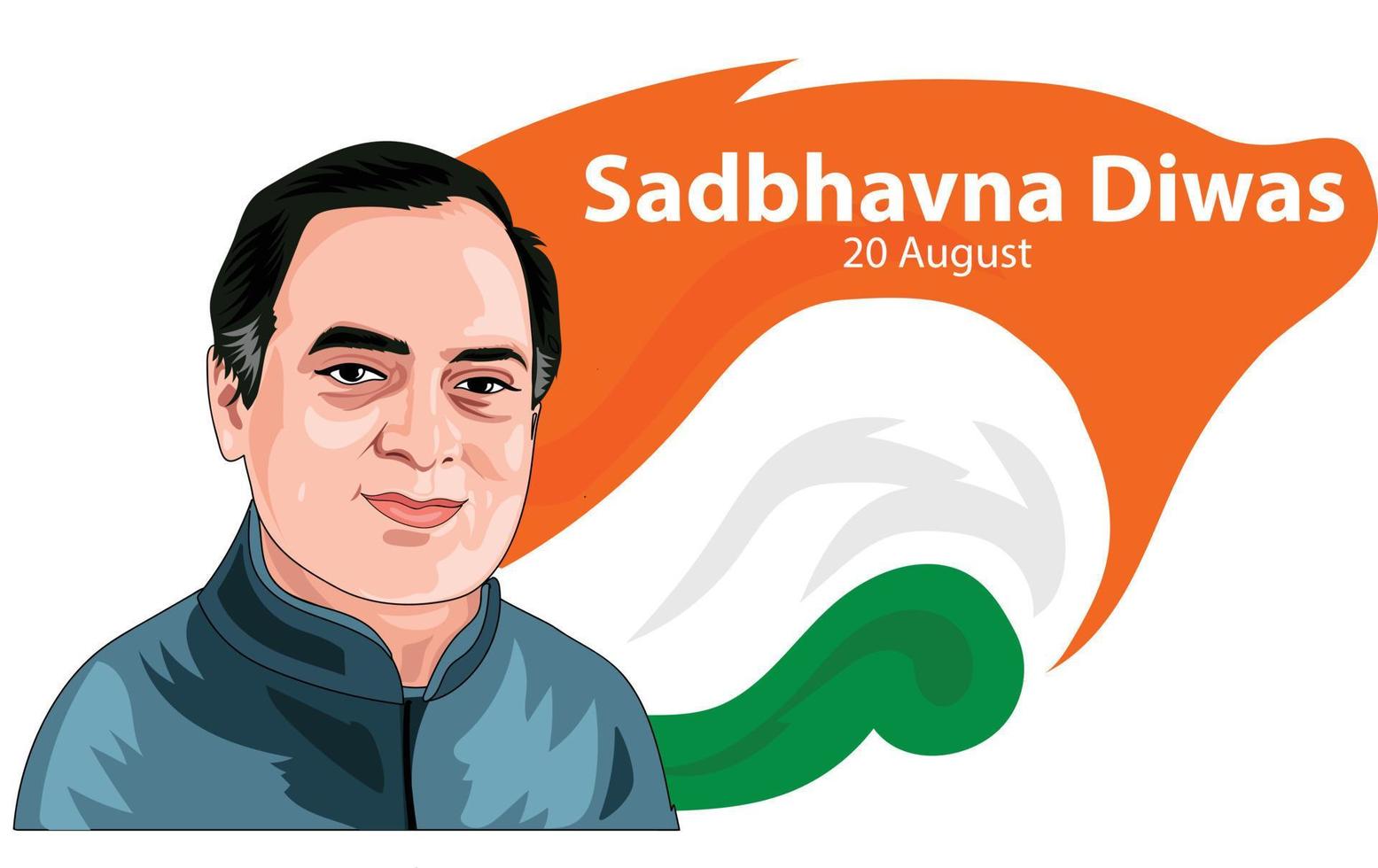 sadbhavna diwdas vector illustratie poster