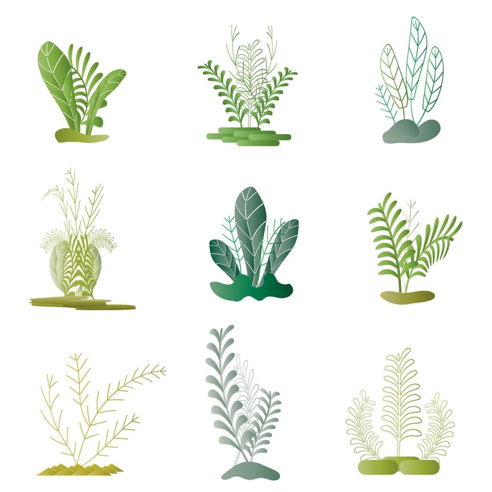 sprinttijd natuurlijk vertrekken groen boom docorative achtergrond behang backdrop vector illustratie