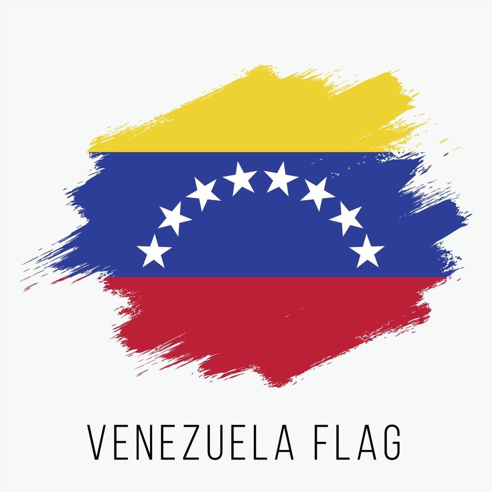 grunge Venezuela vector vlag