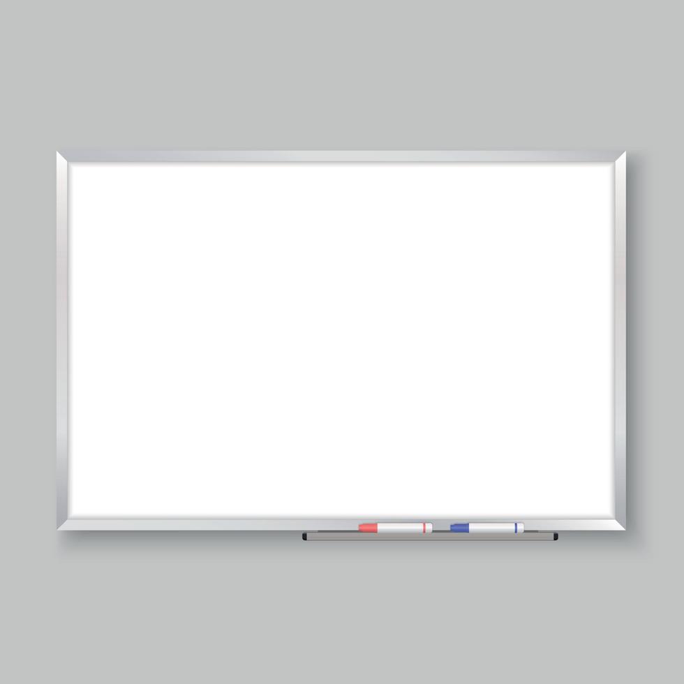 leeg whiteboard vector illustratie