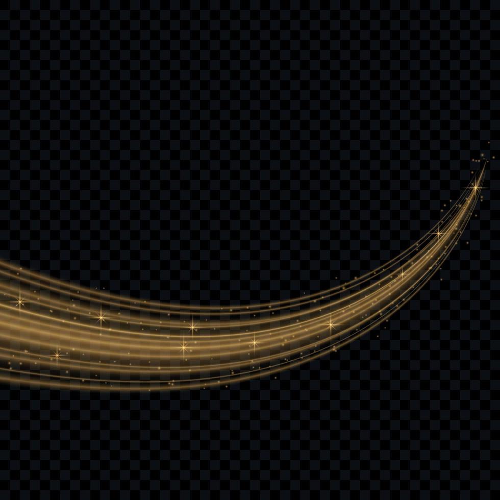 kleurrijk vector illustratie met gouden decoratief elementen over- zwart achtergrond.