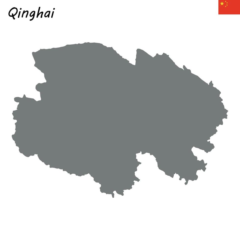 kaart provincie van China vector