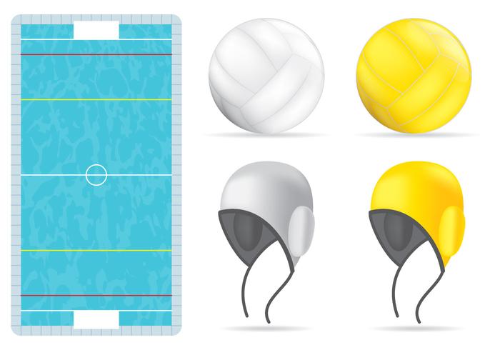 Waterpolo Pool En Items vector