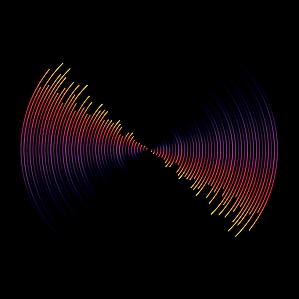 veelkleurig geluid Golf van equalizer achtergrond vector