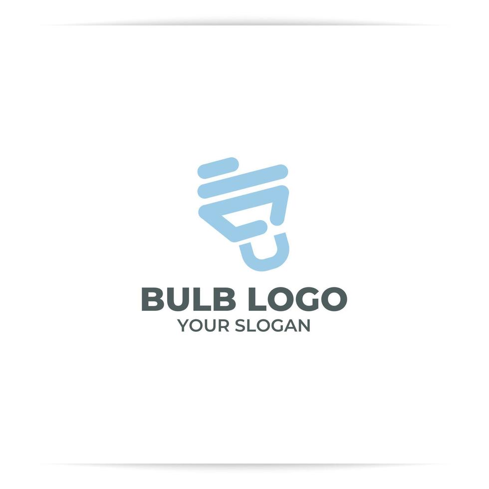 lamp logo ontwerp vector illustratie