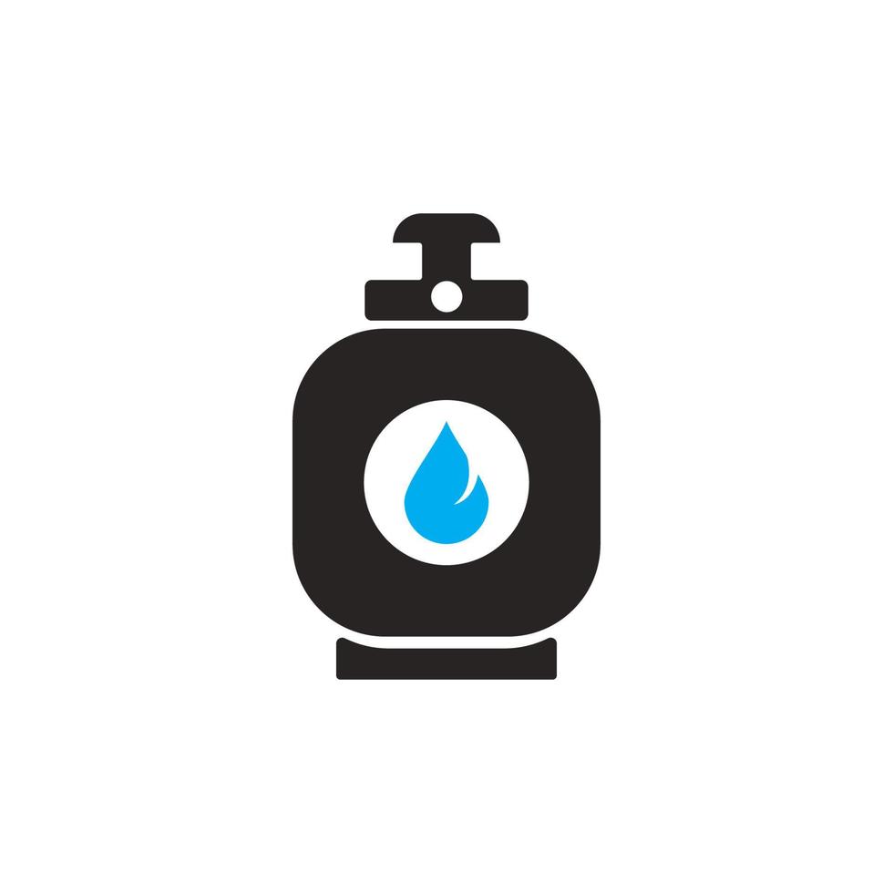 gasfles pictogram vector