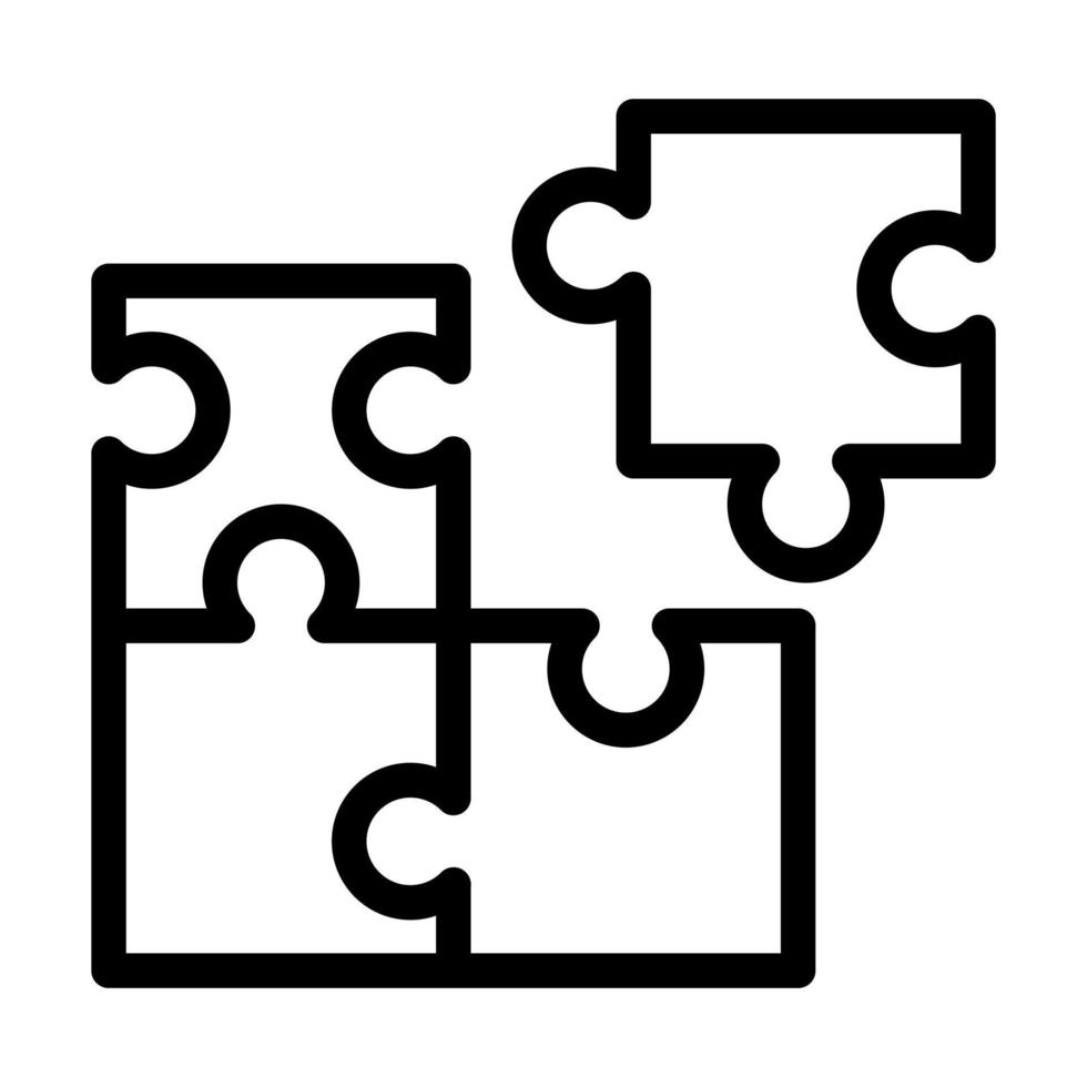 puzzel pictogram ontwerp vector