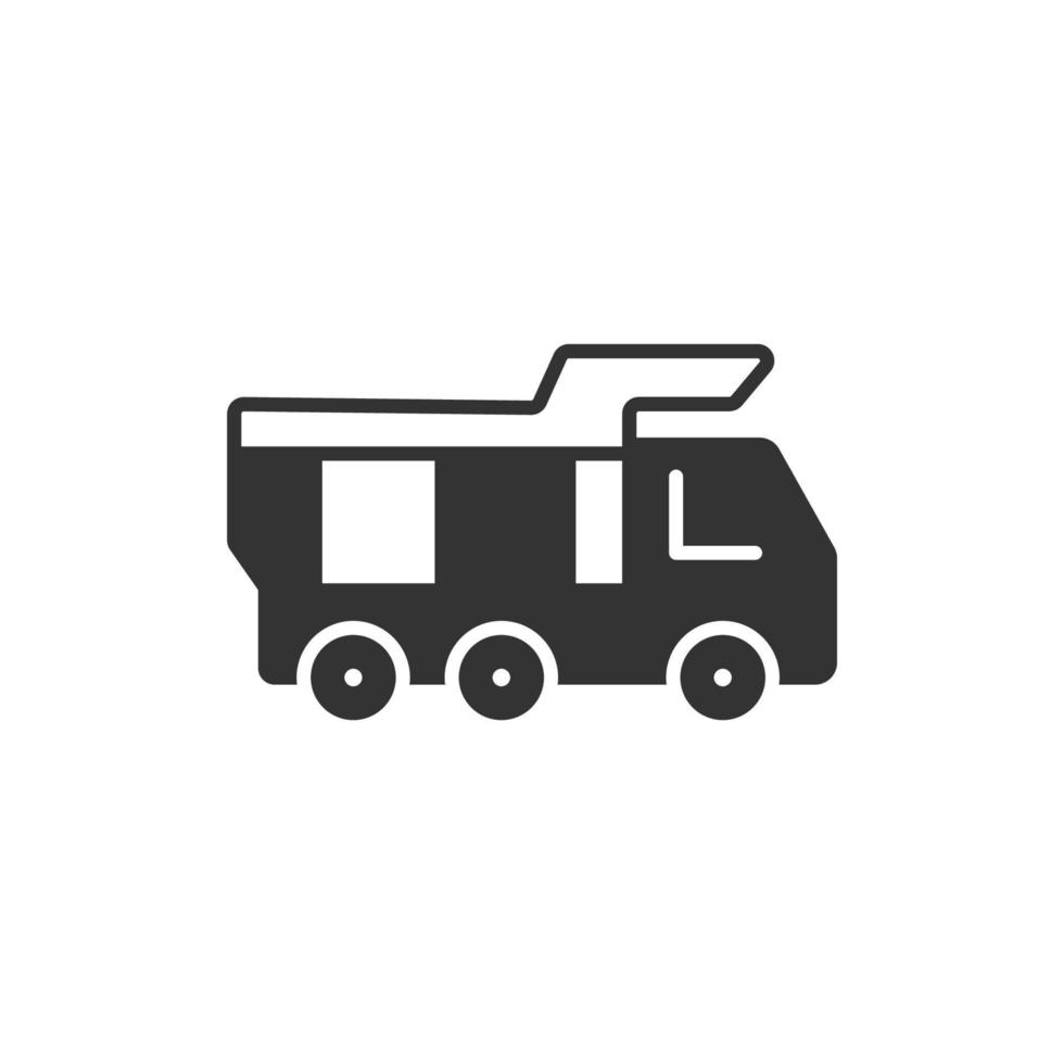 vrachtauto pictogrammen symbool vector elementen voor infographic web