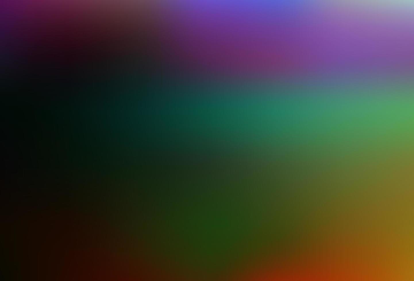 donker veelkleurig, regenboog vector modern bokehpatroon.