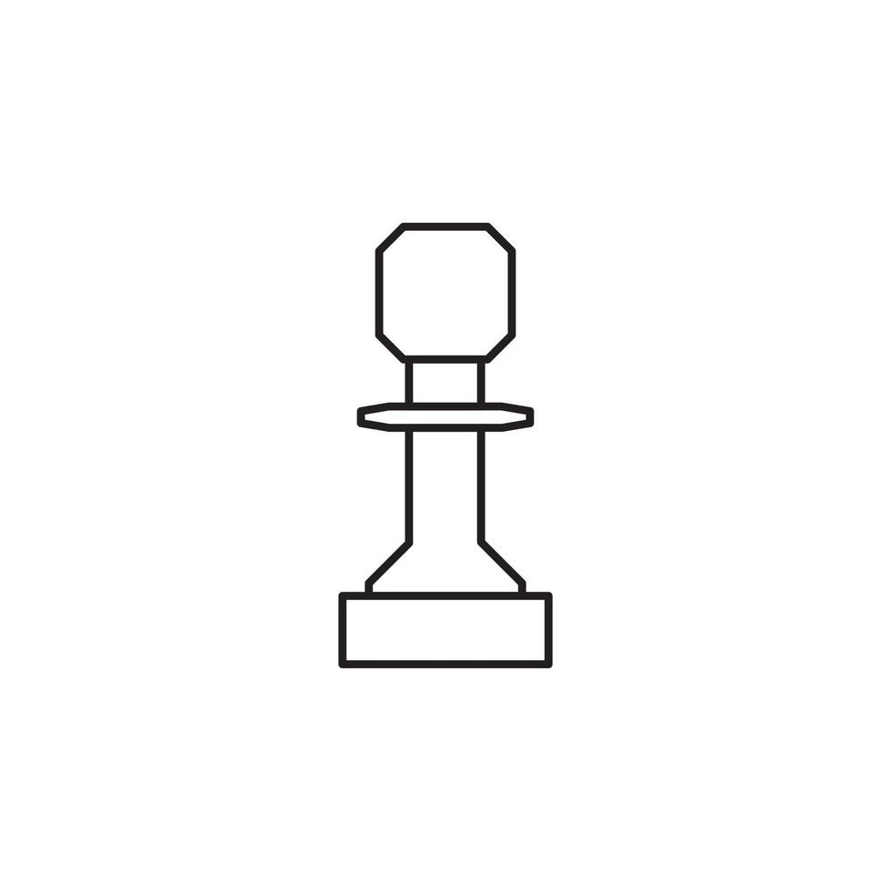 schaak vector voor website symbool icoon presentatie