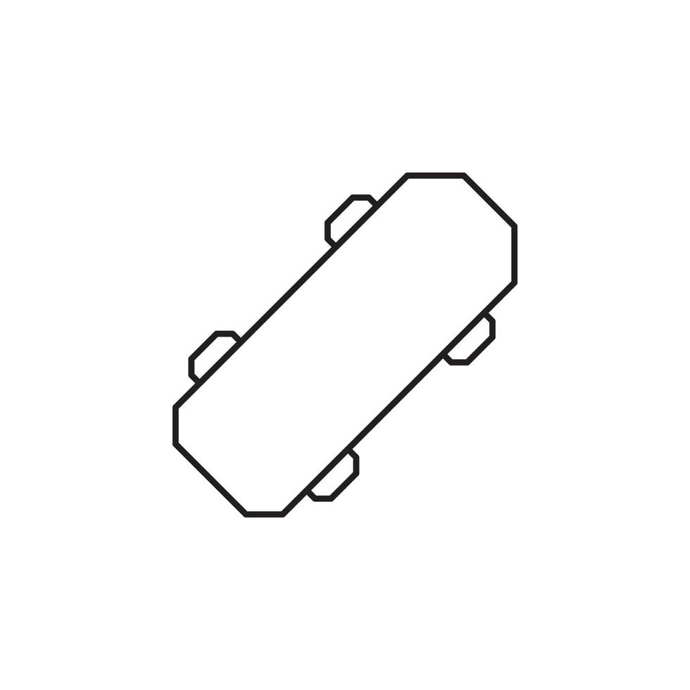 skateboard vector voor website symbool icoon presentatie