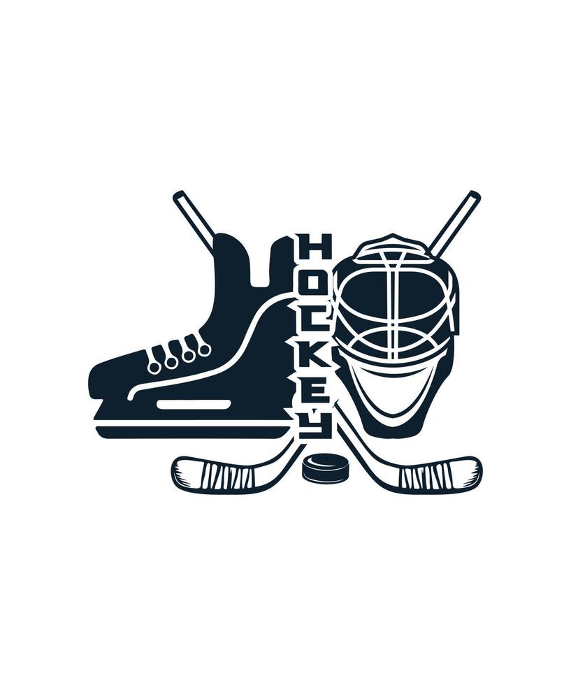 hockey citaten ontwerp vector