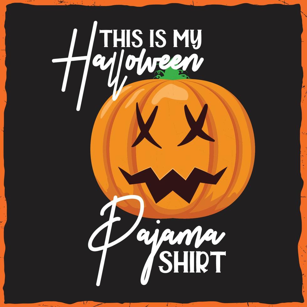 happy halloween eng feest pompoen illustratie afdrukken citaat retro vintage t-shirt svg ontwerp vector