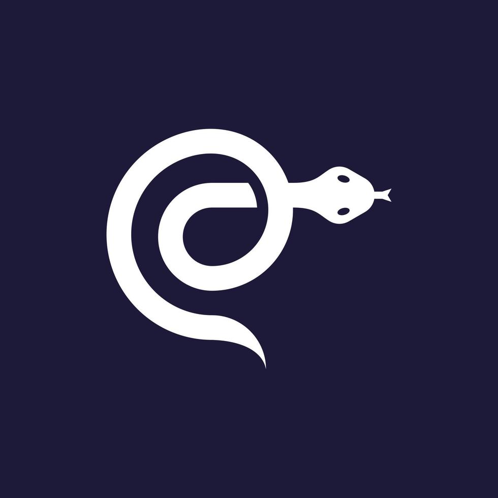 slang reptiel modern meetkundig logo vector