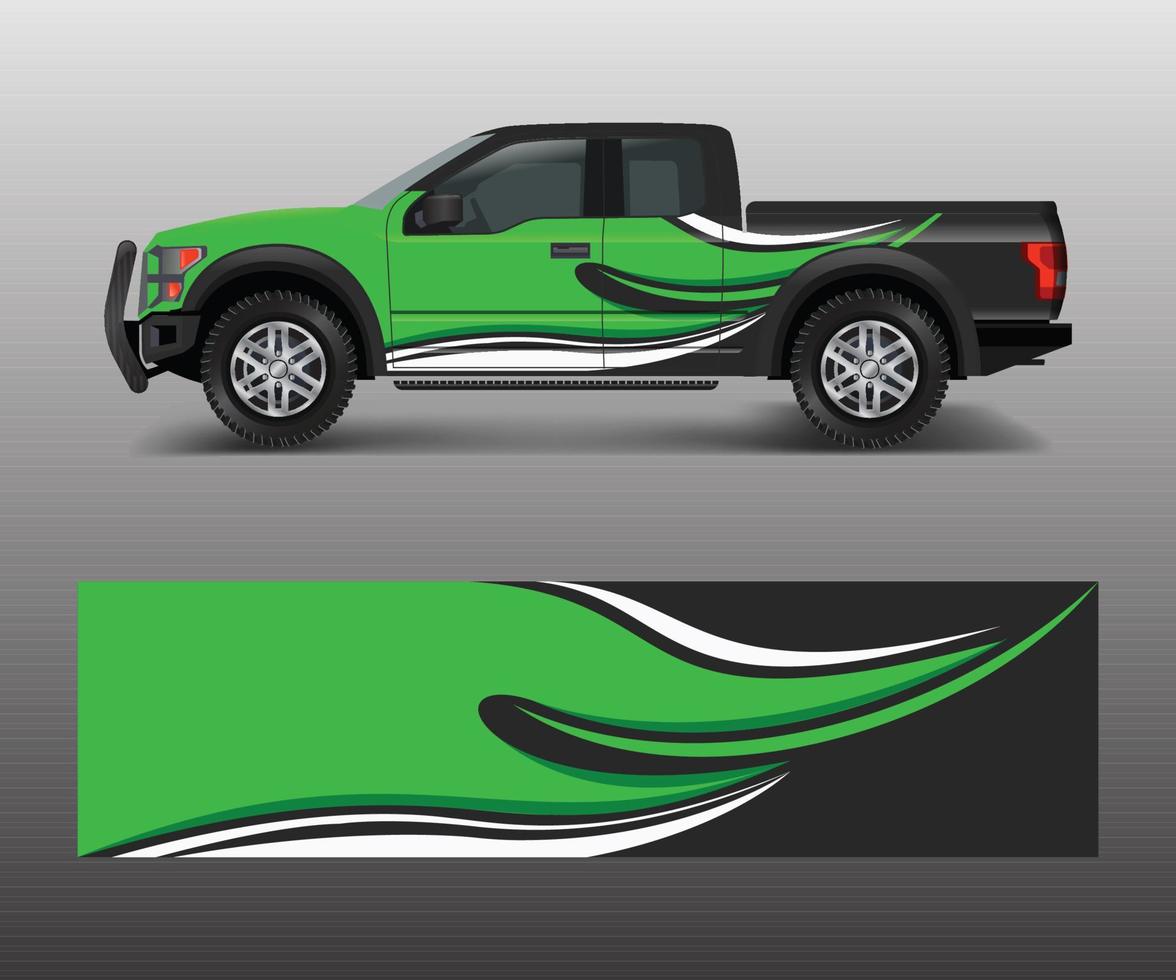 abstract modern grafisch ontwerp voor vrachtwagen- en voertuigwrap en merkstickers vector