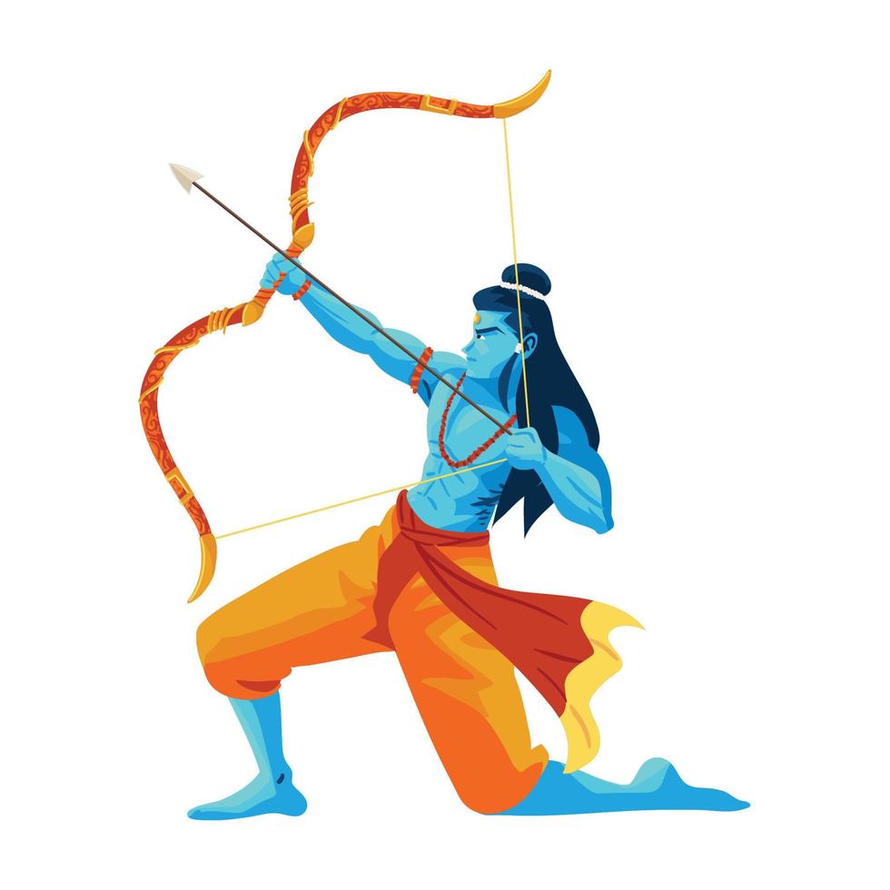 god heer rama vector