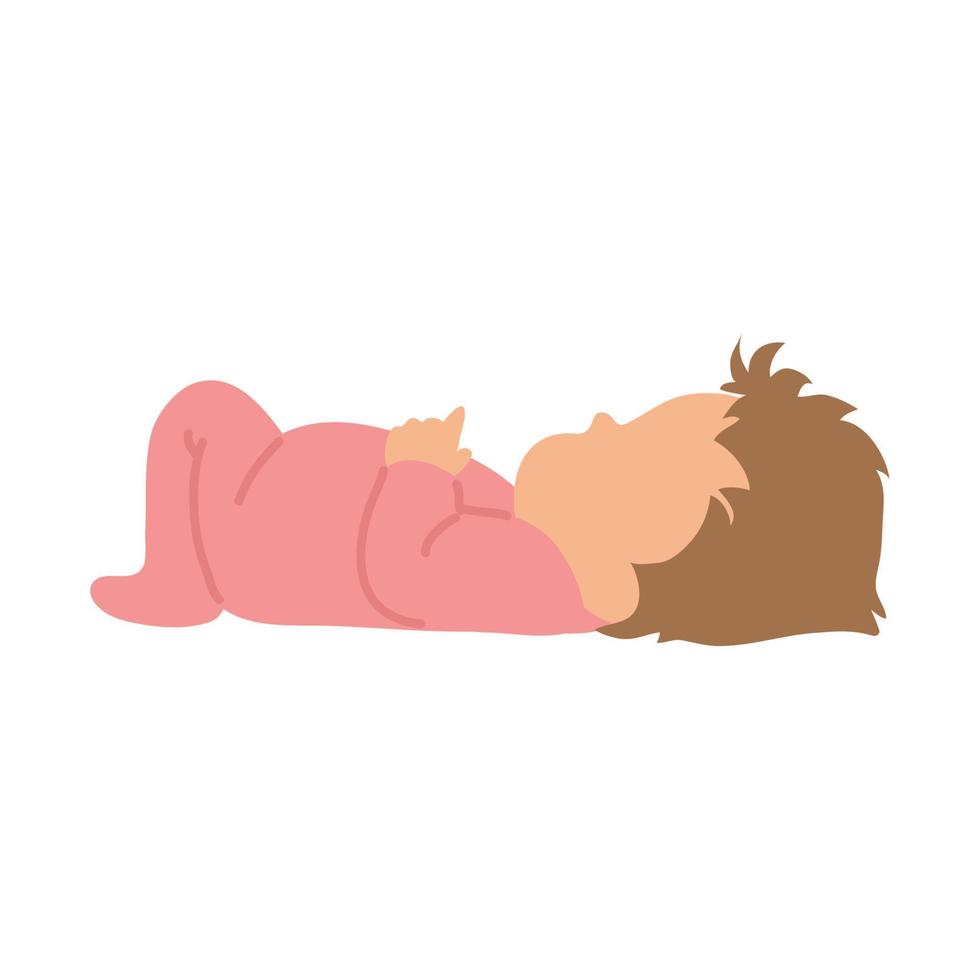 schattige babyjongen vector