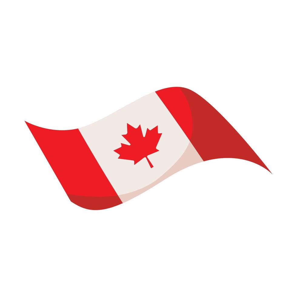 vlag van canada vector