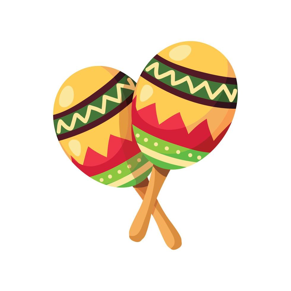 maracas muziek- icoon vector