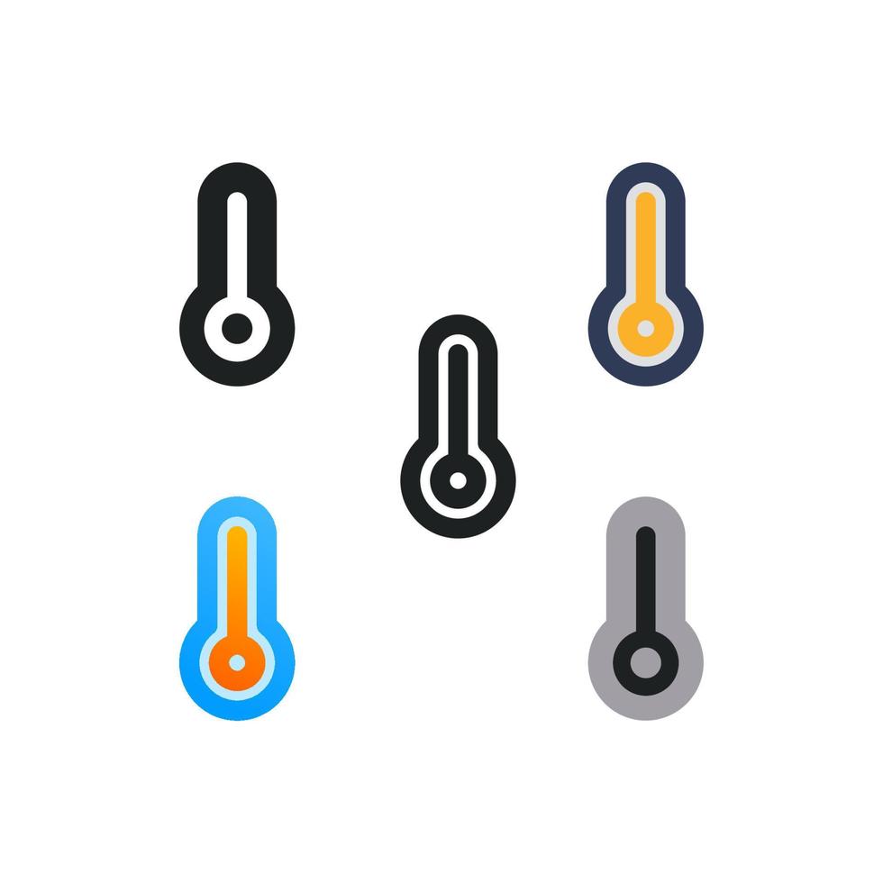 temperatuur toestand icoon vector