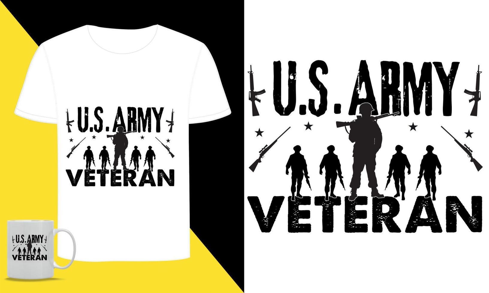 Amerikaans veteraan typografisch SVG t overhemd vector