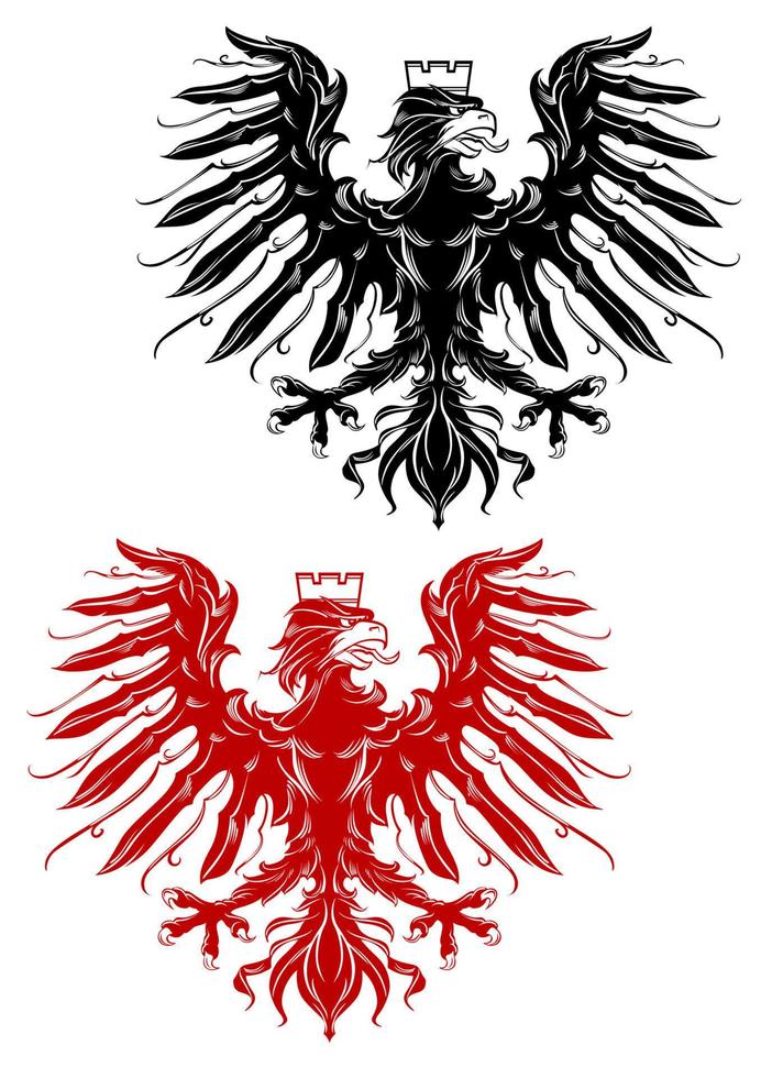 Koninklijk heraldisch gretig vector
