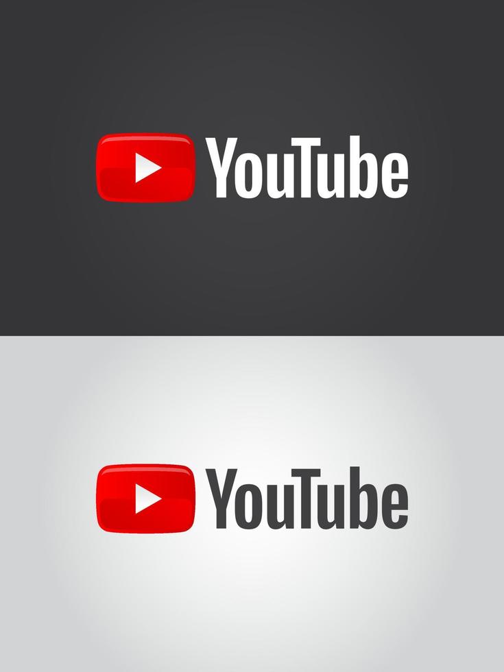 youtube logo icoon vector