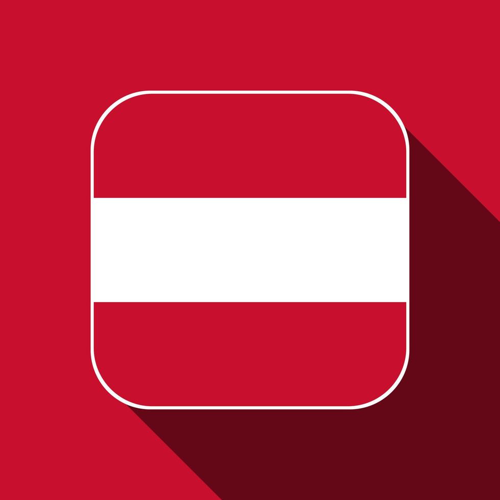 vlag van oostenrijk, officiële kleuren. vectorillustratie. vector