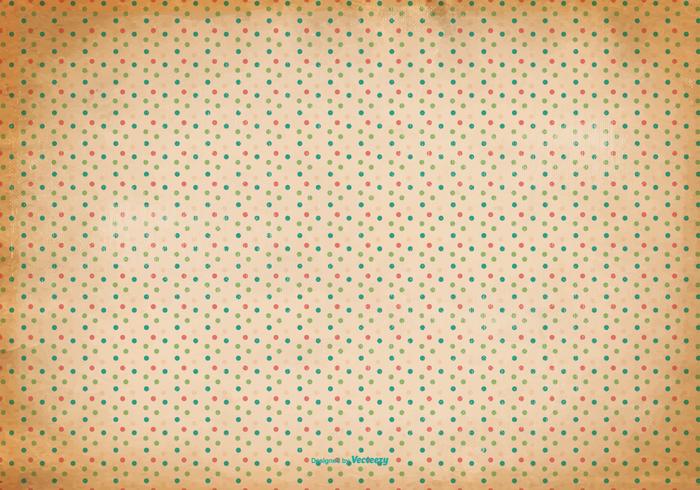 Oude Polka Dot Achtergrond vector