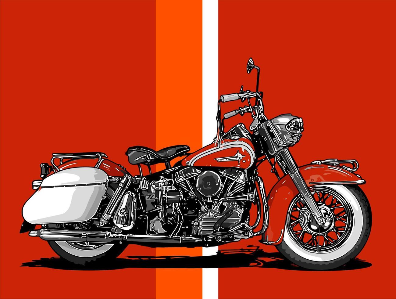 motorfiets vector sjabloon