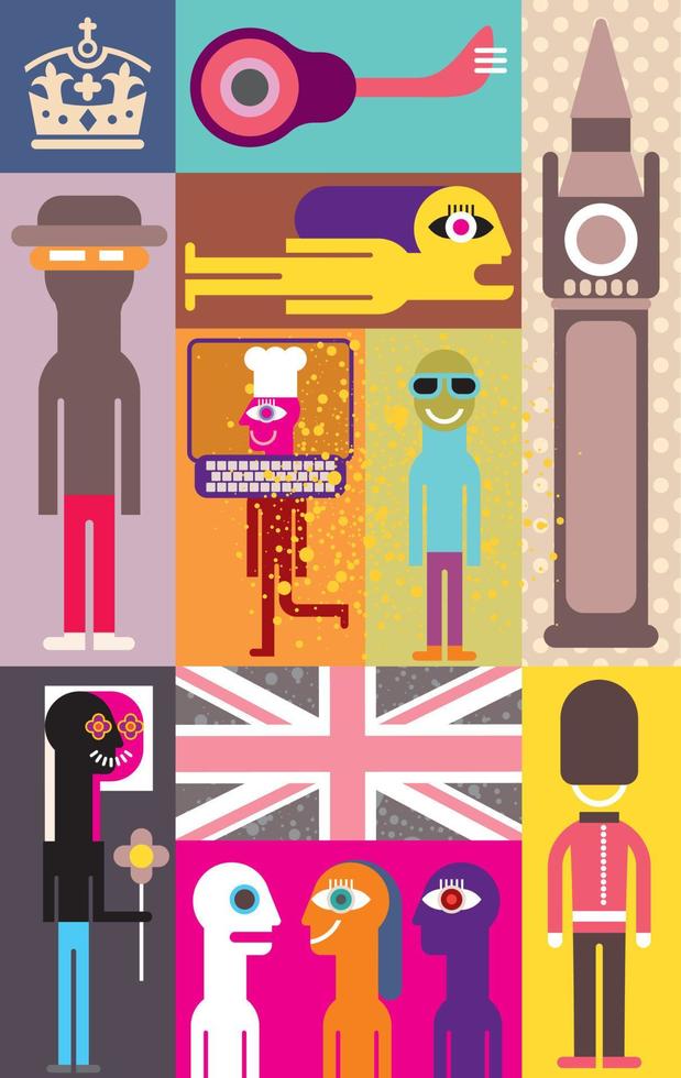 Londen vector illustratie